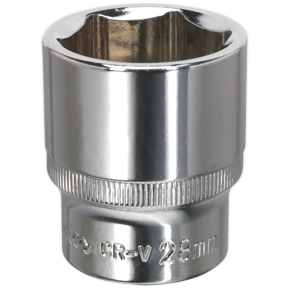 1/2" Drive Hexagon WallDrive Socket Metric
