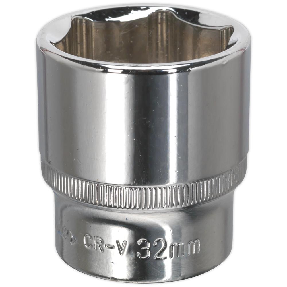 1/2" Drive Hexagon WallDrive Socket Metric