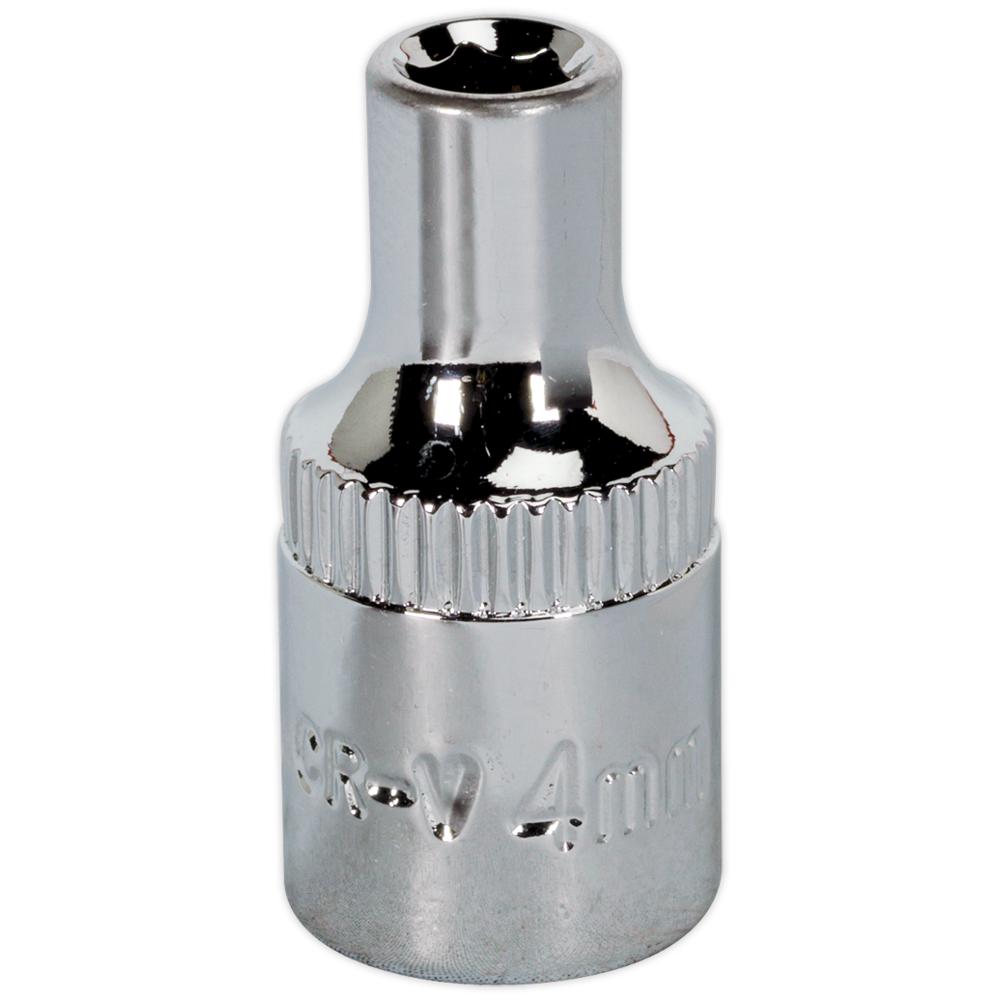 1/4" Drive Hexagon WallDrive Socket Metric