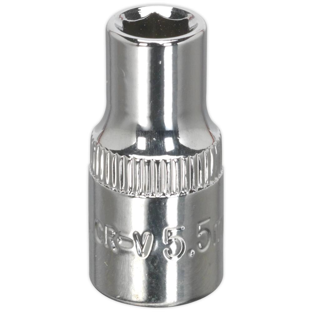 1/4" Drive Hexagon WallDrive Socket Metric