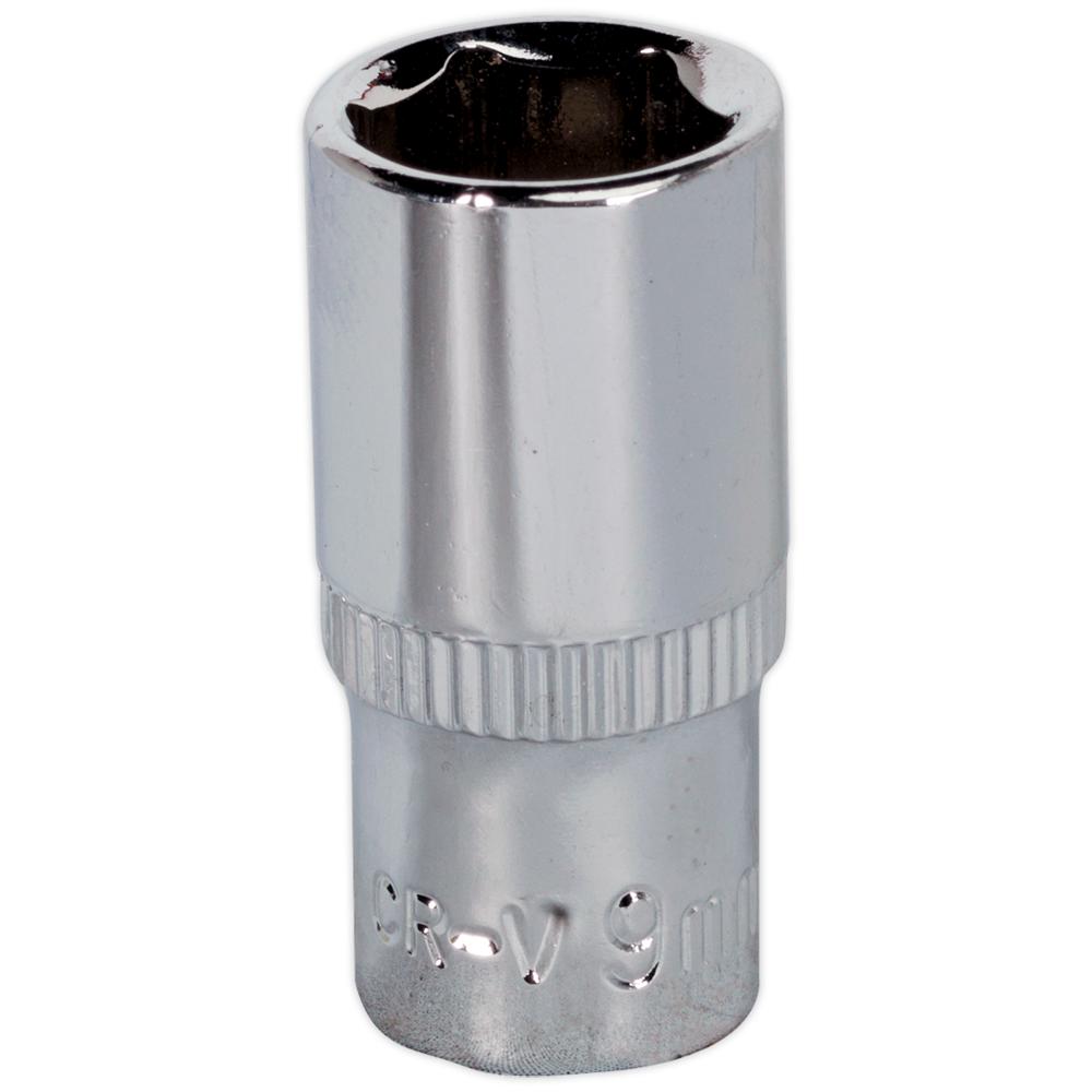 1/4" Drive Hexagon WallDrive Socket Metric