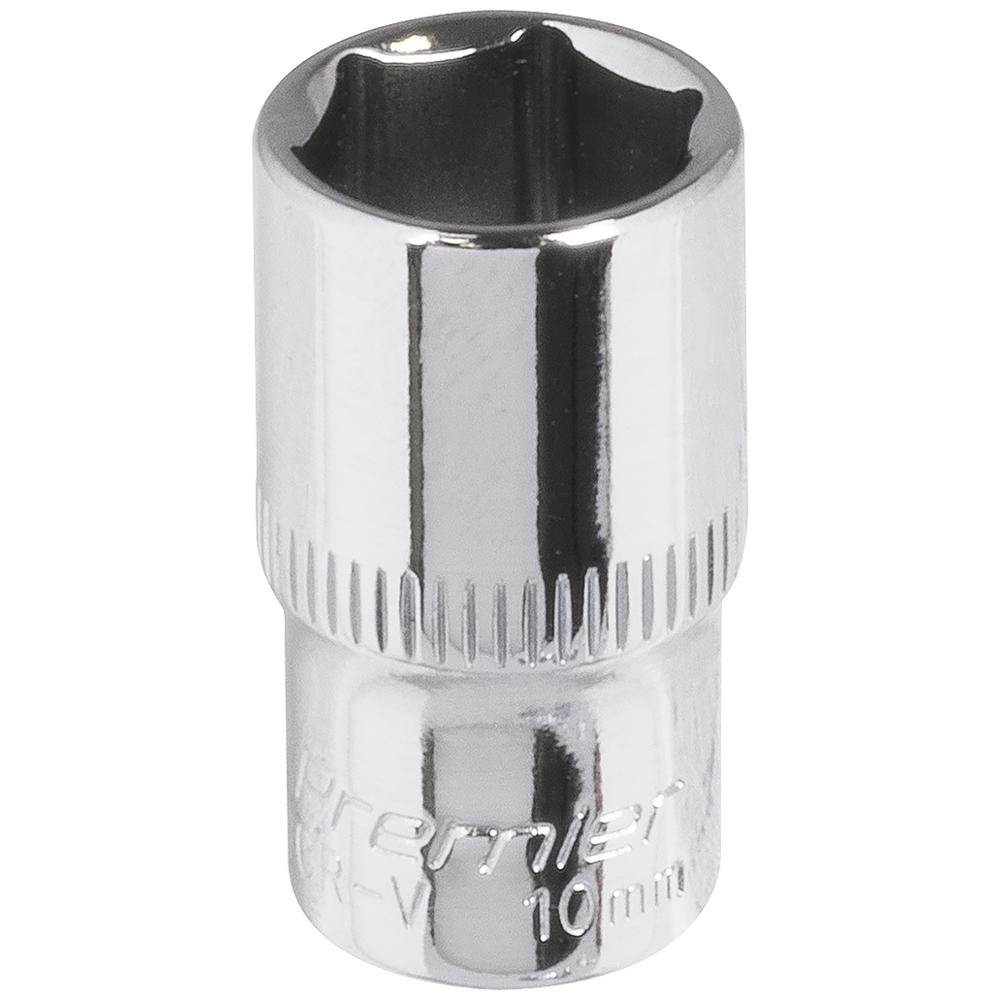 Sealey 1/4" Drive Hexagon WallDrive Socket Metric 1/4" 10mm
