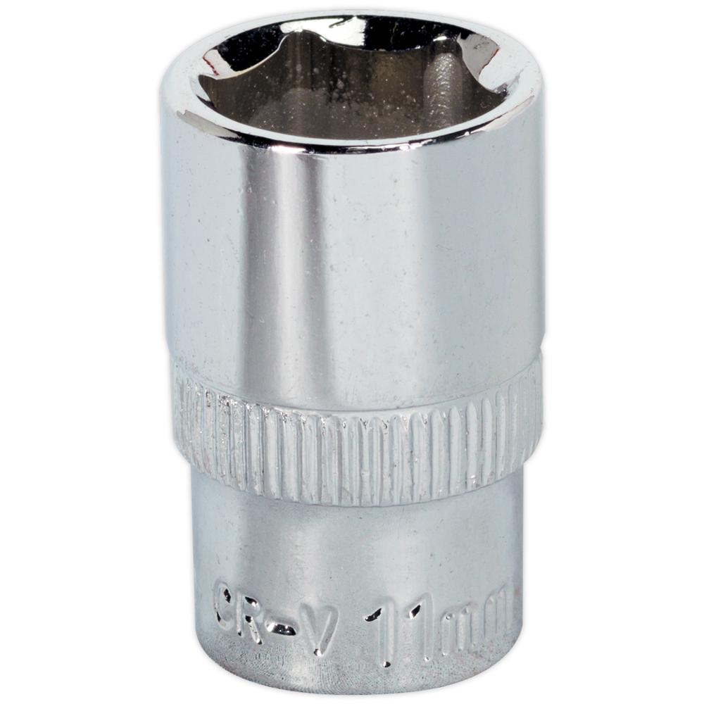 1/4" Drive Hexagon WallDrive Socket Metric