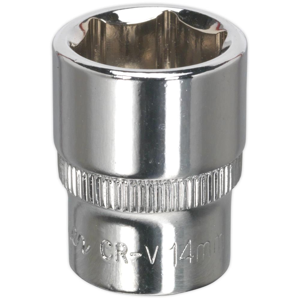 1/4" Drive Hexagon WallDrive Socket Metric