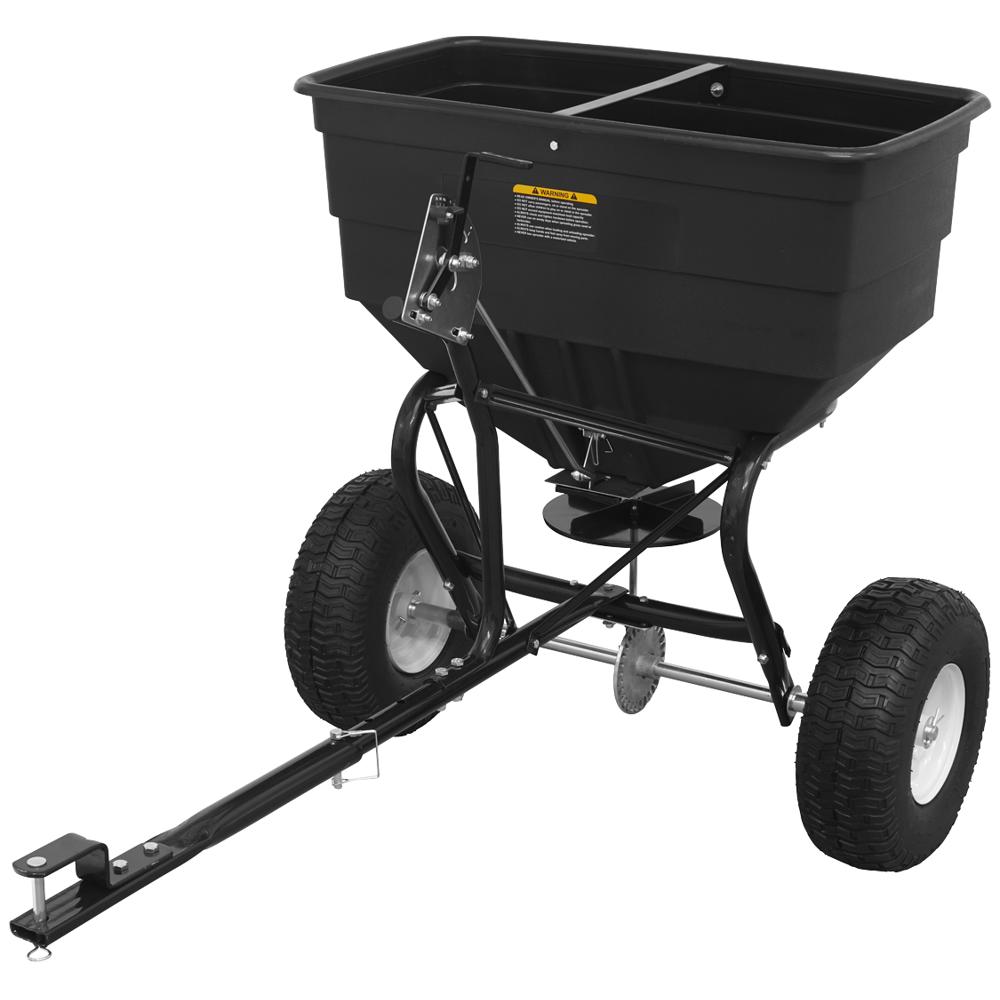 Sealey Tow Behind Feed, Grass and Salt Broadcast Spreader 80kg