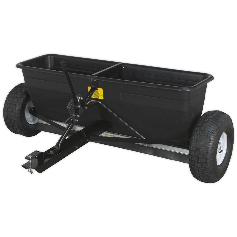 Sealey Tow Behind Feed, Grass and Salt Drop Spreader 80kg