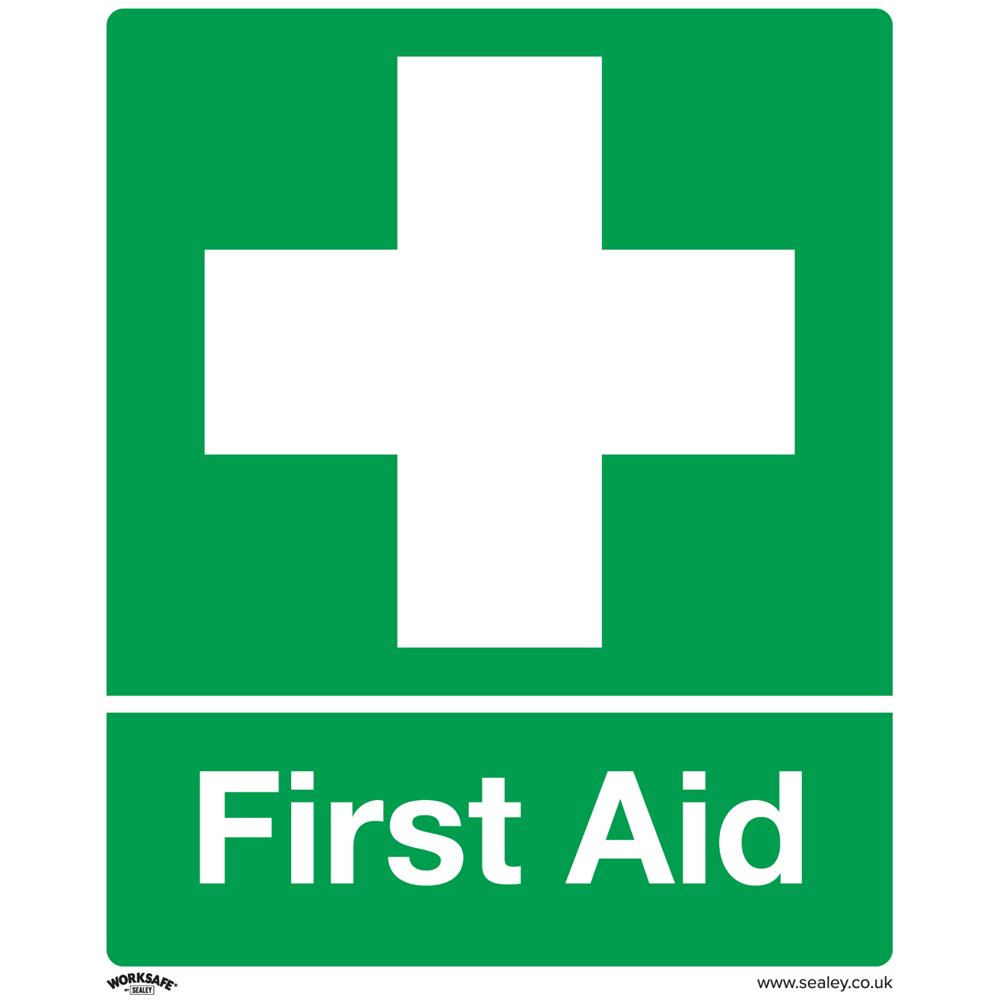 Rigid Plastic First Aid Sign