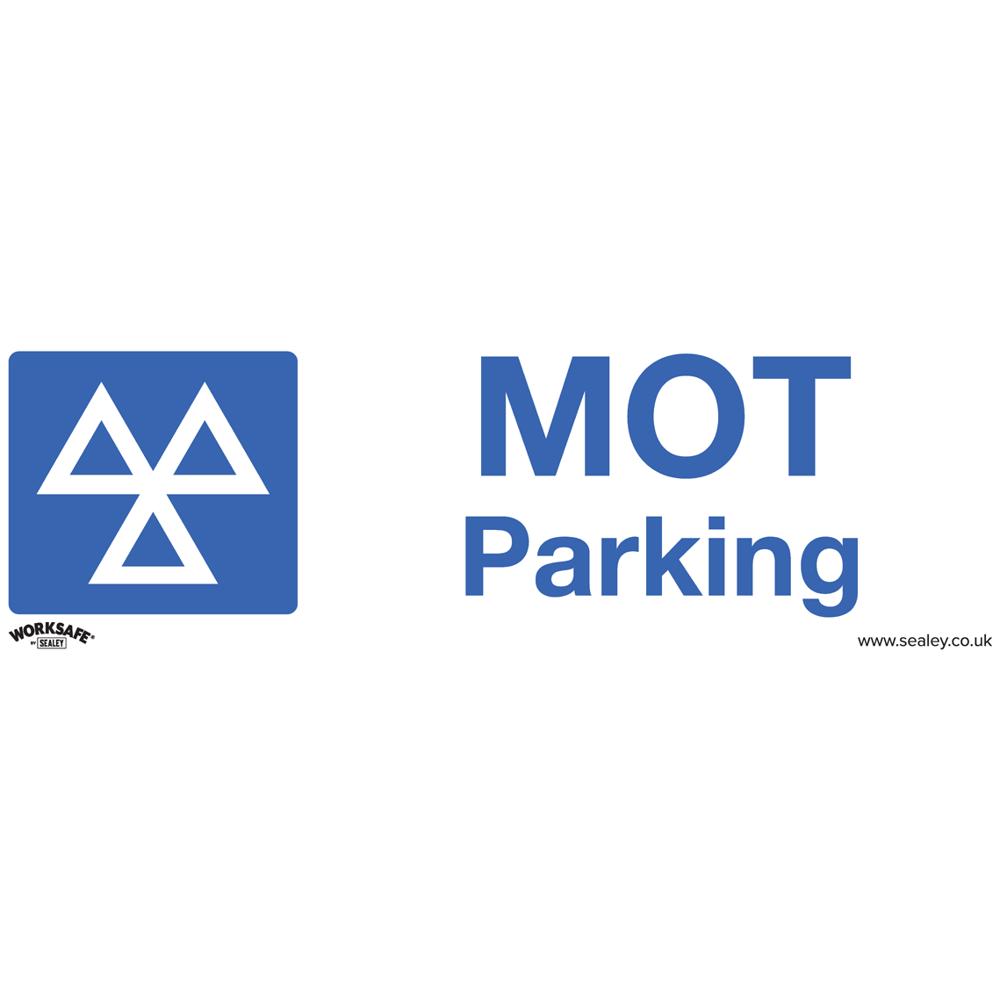 Self Adhesive Vinyl MOT Parking Sign