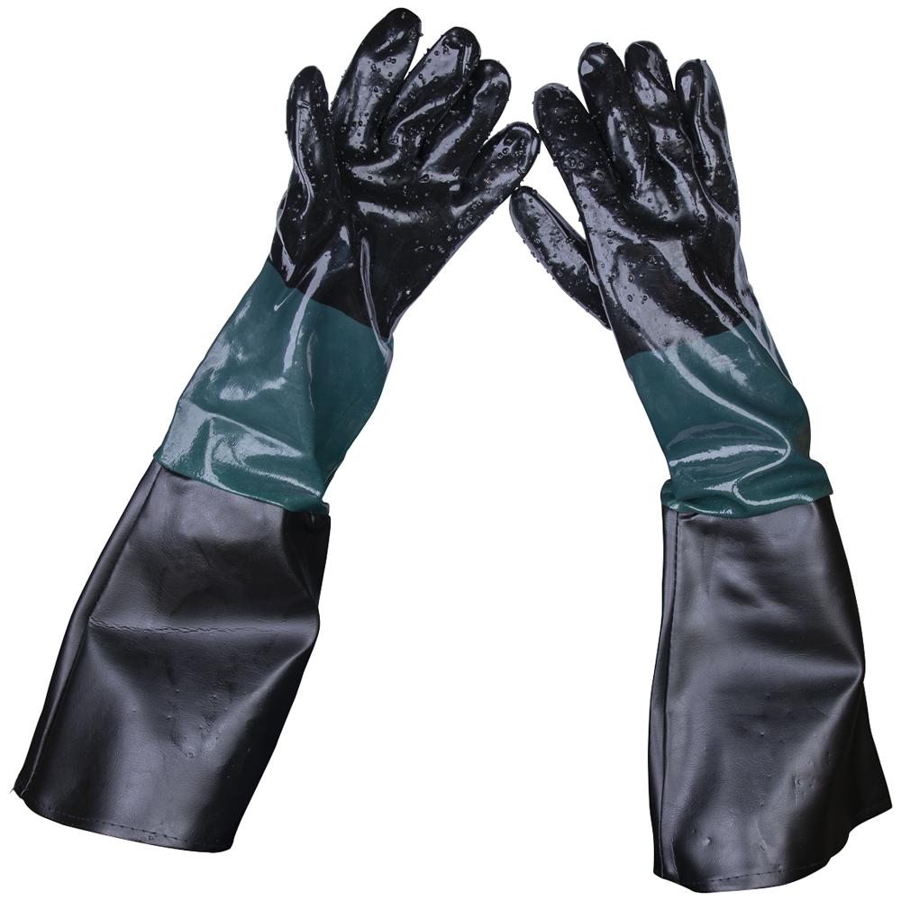 SSP41 Sand Blasting Gauntlets Long Cuff Gloves