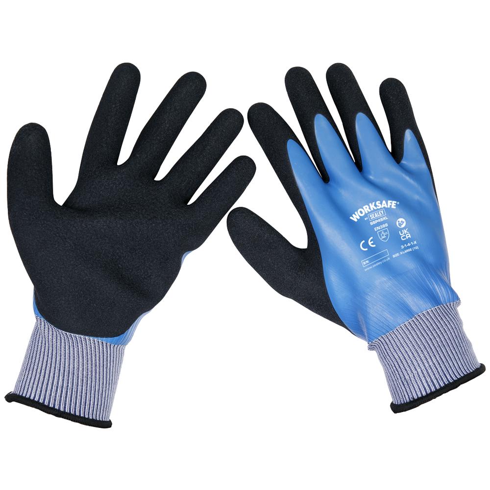 Worksafe Waterproof Latex Gloves