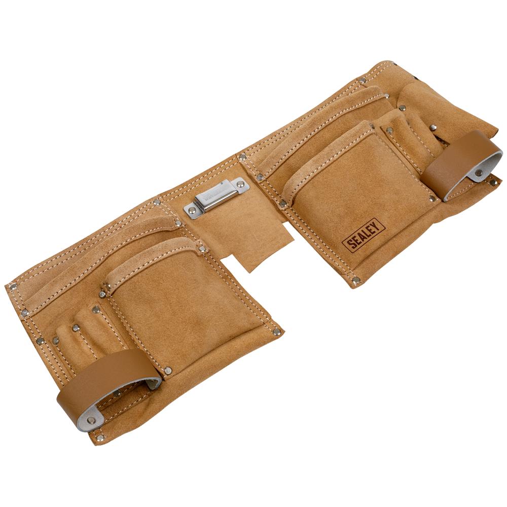 Sealey Double Pouch Leather Tool Belt