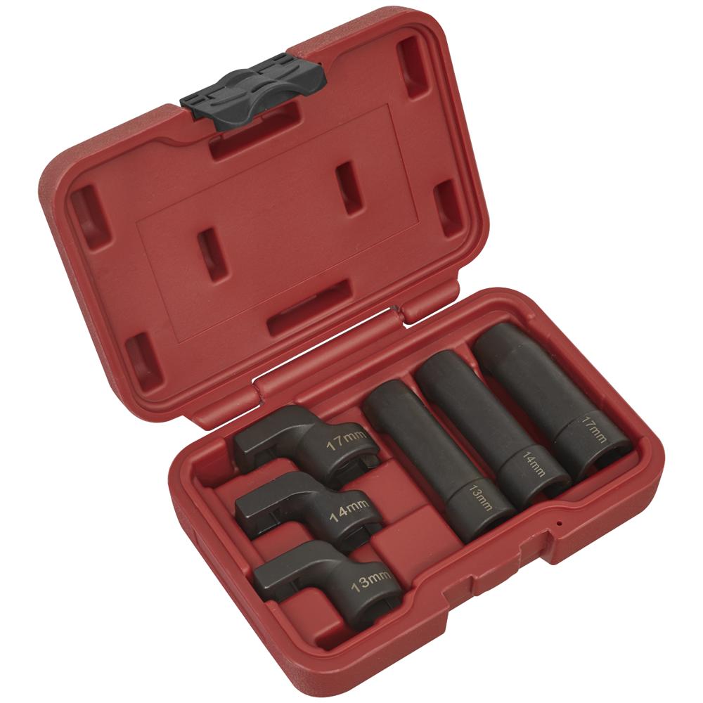Sealey 6 Piece 3/8" Drive EGT Sensor Socket Set 3/8