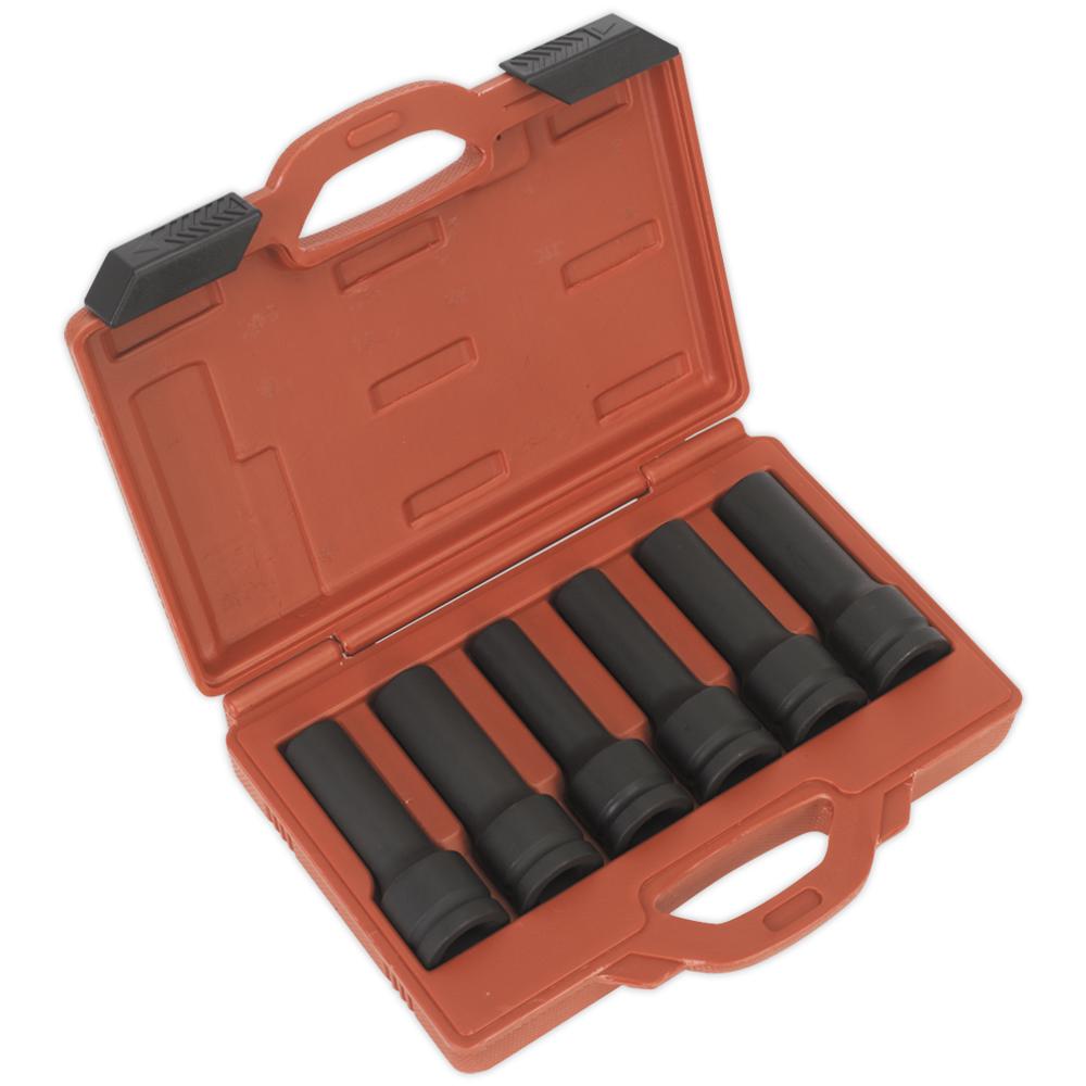 Sealey 6 Piece 3/4" Drive Deep Bi Hexagon and Torx Impact Socket Set 3/4