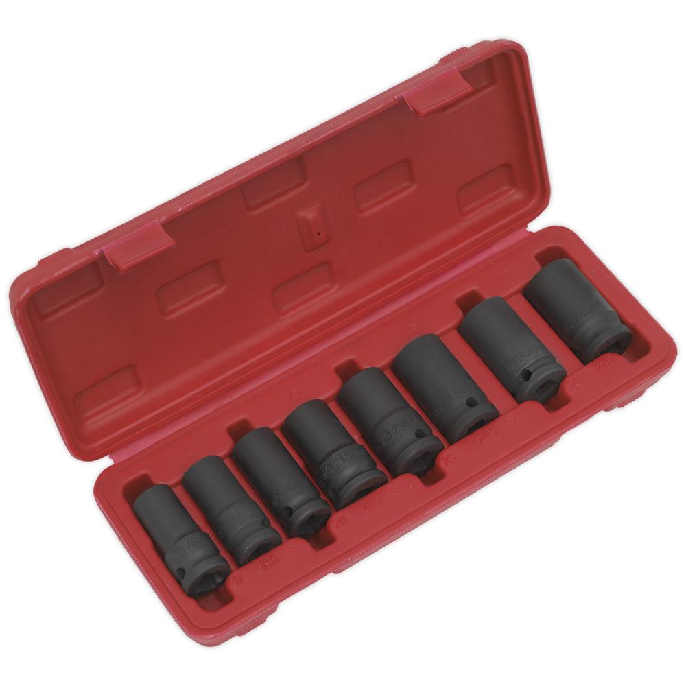 7 Piece 1/2" Drive Locking Wheel Nut Removal Set