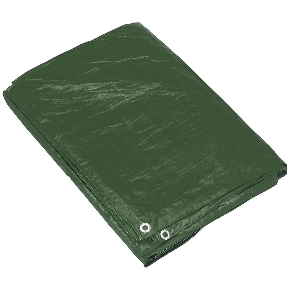 Sealey Tarpaulin Green 2.4m 3m
