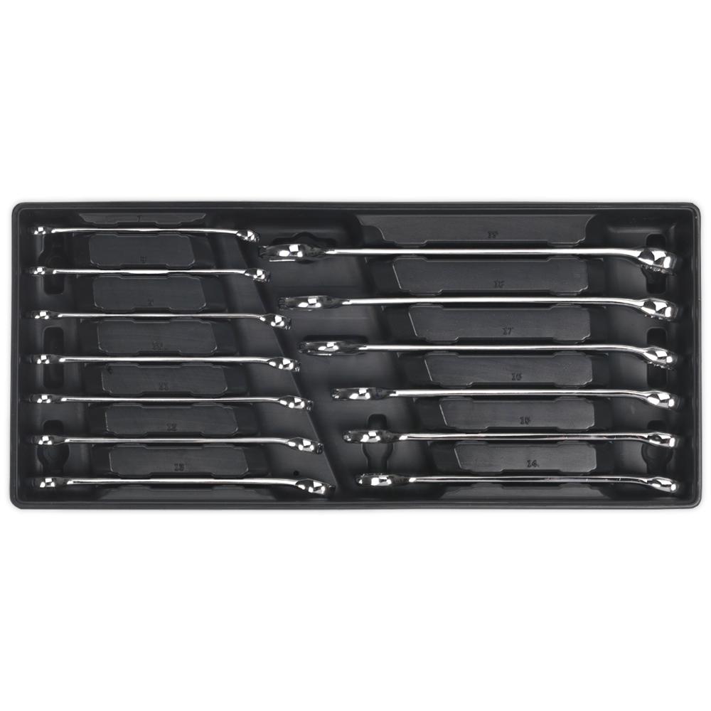 Sealey 13 Piece Combination Spanner Set Metric in Module Tray