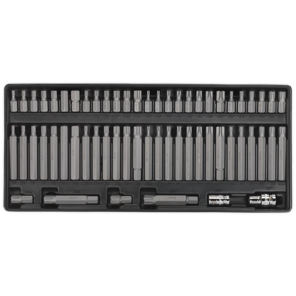 60 Piece Screwdriver Bit Set in Module Tray
