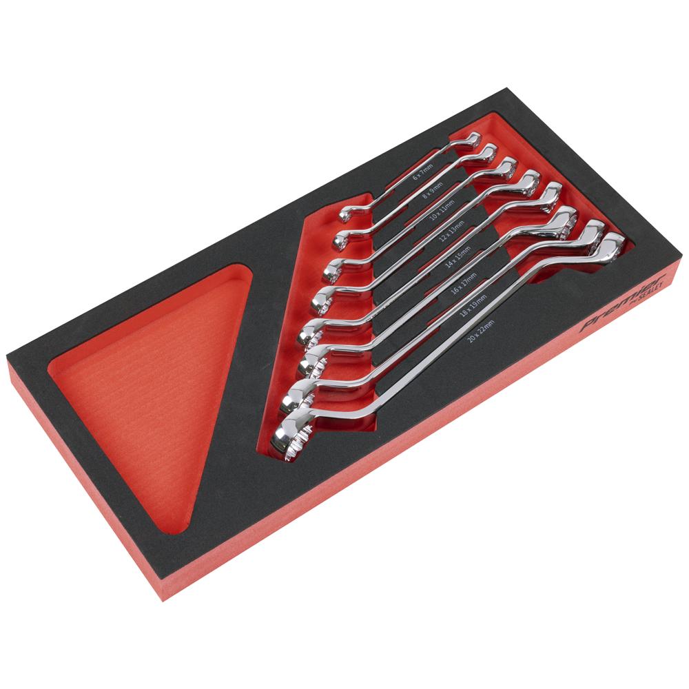 Premier 8 Piece Deep Offset Spanner Set in Module Tray