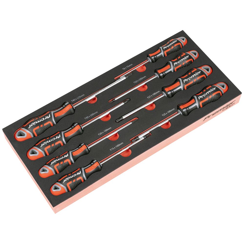 Premier 8 Piece Torx Screwdriver Set in Module Tray