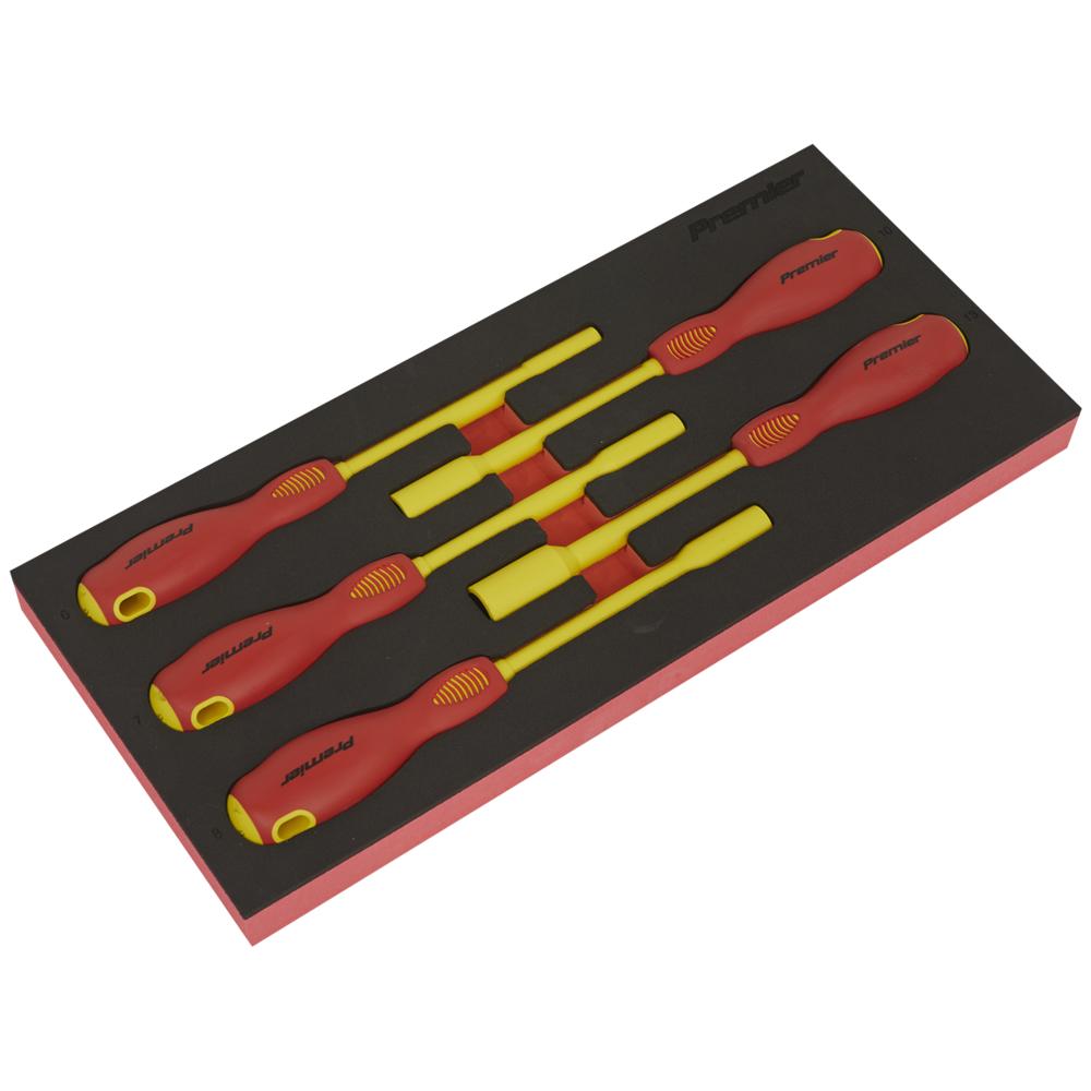 5 Piece VDE Insulated Nut Driver Set in Module Tray