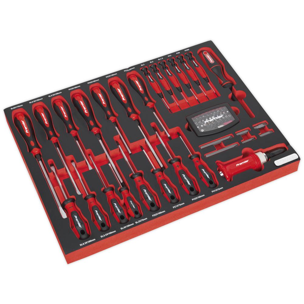 72 Piece Screwdriver Set in Module Tray