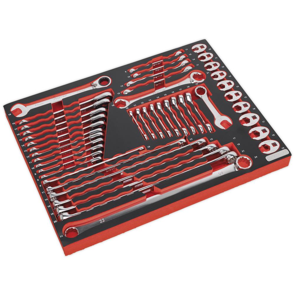 44 Piece Specialised Spanner Set Metric in Module Tray