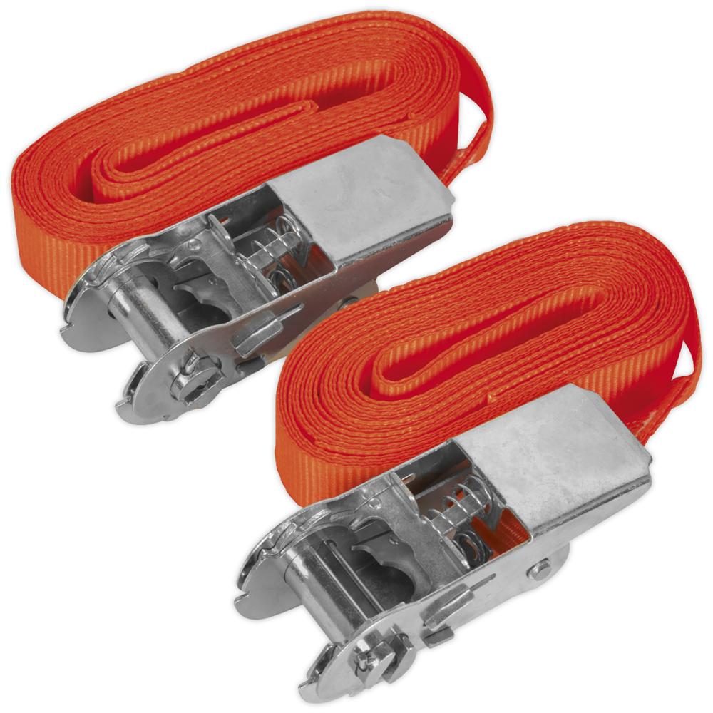 2 Piece Ratchet Tie Down Strap