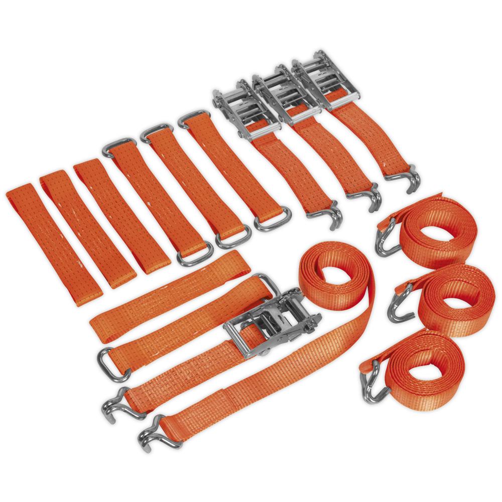 Car Transporter Ratchet Tie Down Kit