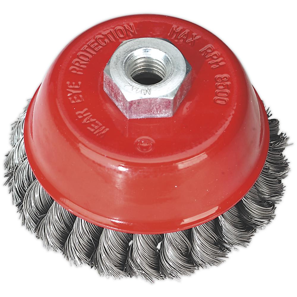 Twisted Knot Wire Cup Brush