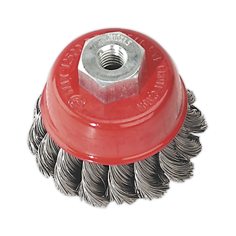 Twisted Knot Wire Cup Brush