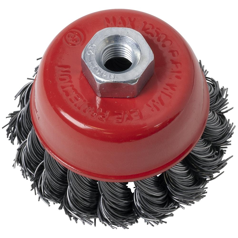 Twisted Knot Wire Cup Brush