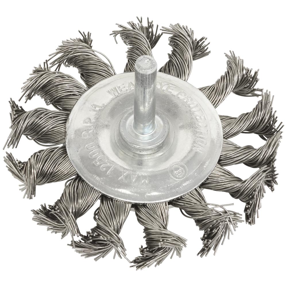 Sealey Flat Twist Knot Wire Brush