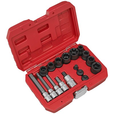 Sealey 11 Piece Combination Drive Brake Caliper Socket Set
