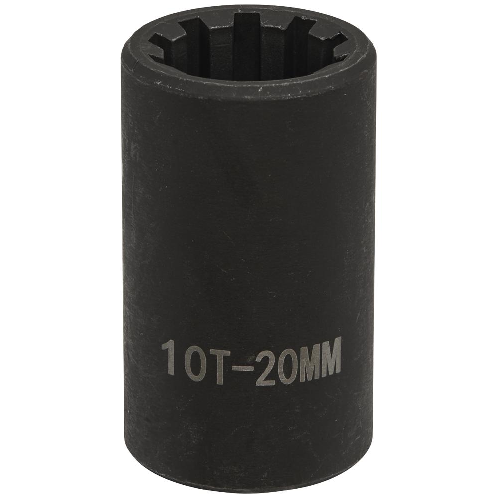 Sealey 1/2" Drive 10 Point Square Ribe Brake Caliper Socket 1/2" 20mm