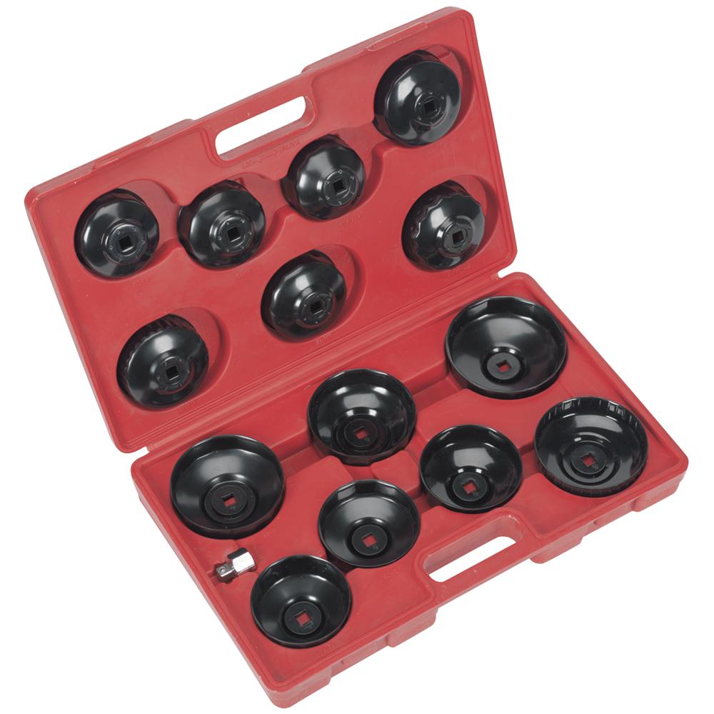Sealey VS7003 15 Piece Oil Filter Cap Wrench Set