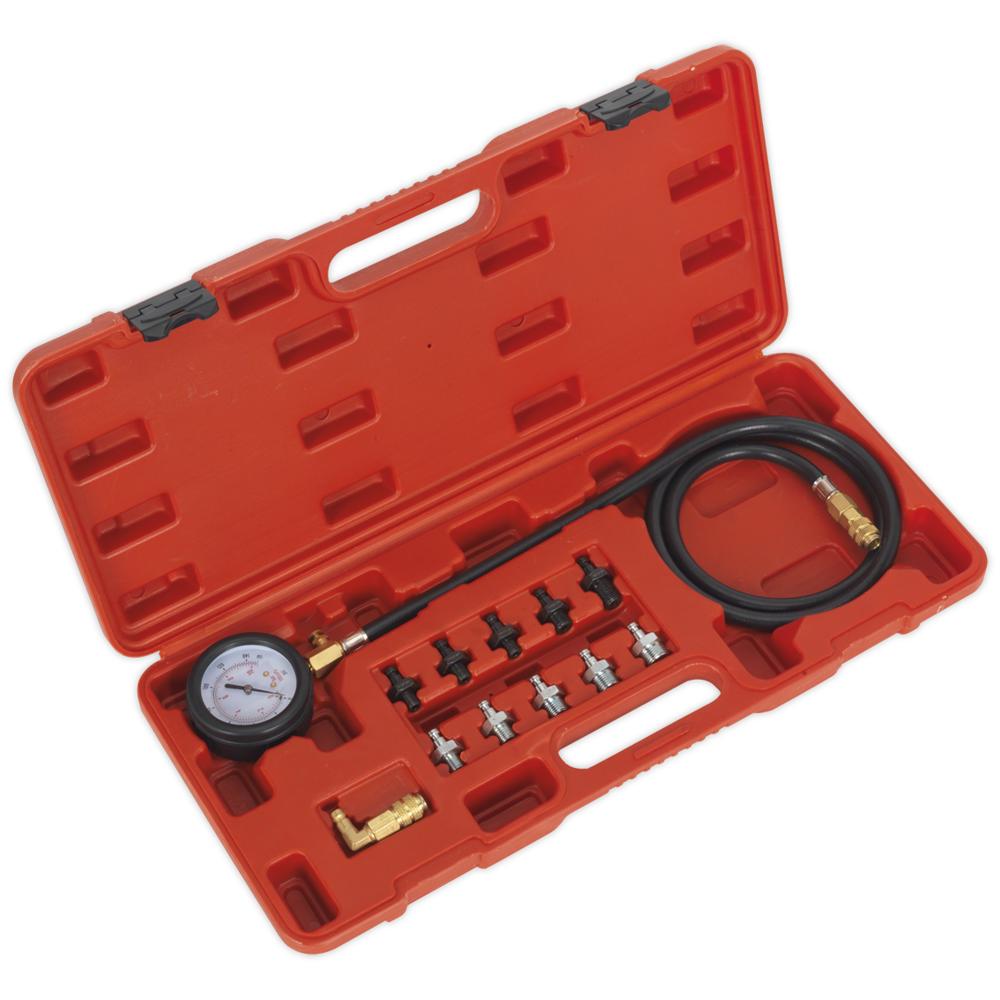 Sealey 12 Piece Oil Pressure Test Kit