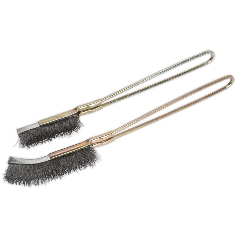 Sealey 2 Piece Wire Hand Brush Set