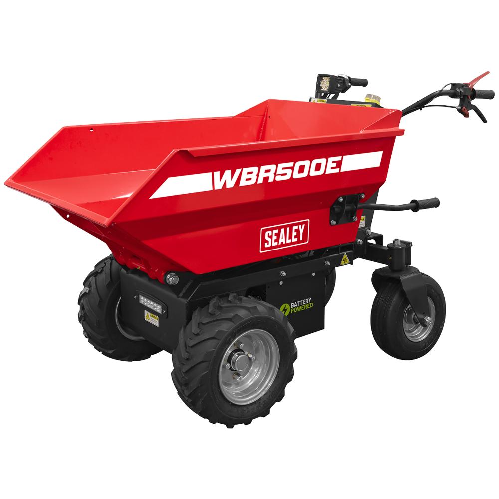 Sealey Wbr500e 48v Cordless Electric Mini Dump Truck 235l Red