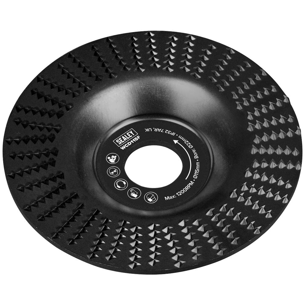 Flat Wood Carving Disc for Angle Grinders 115mm