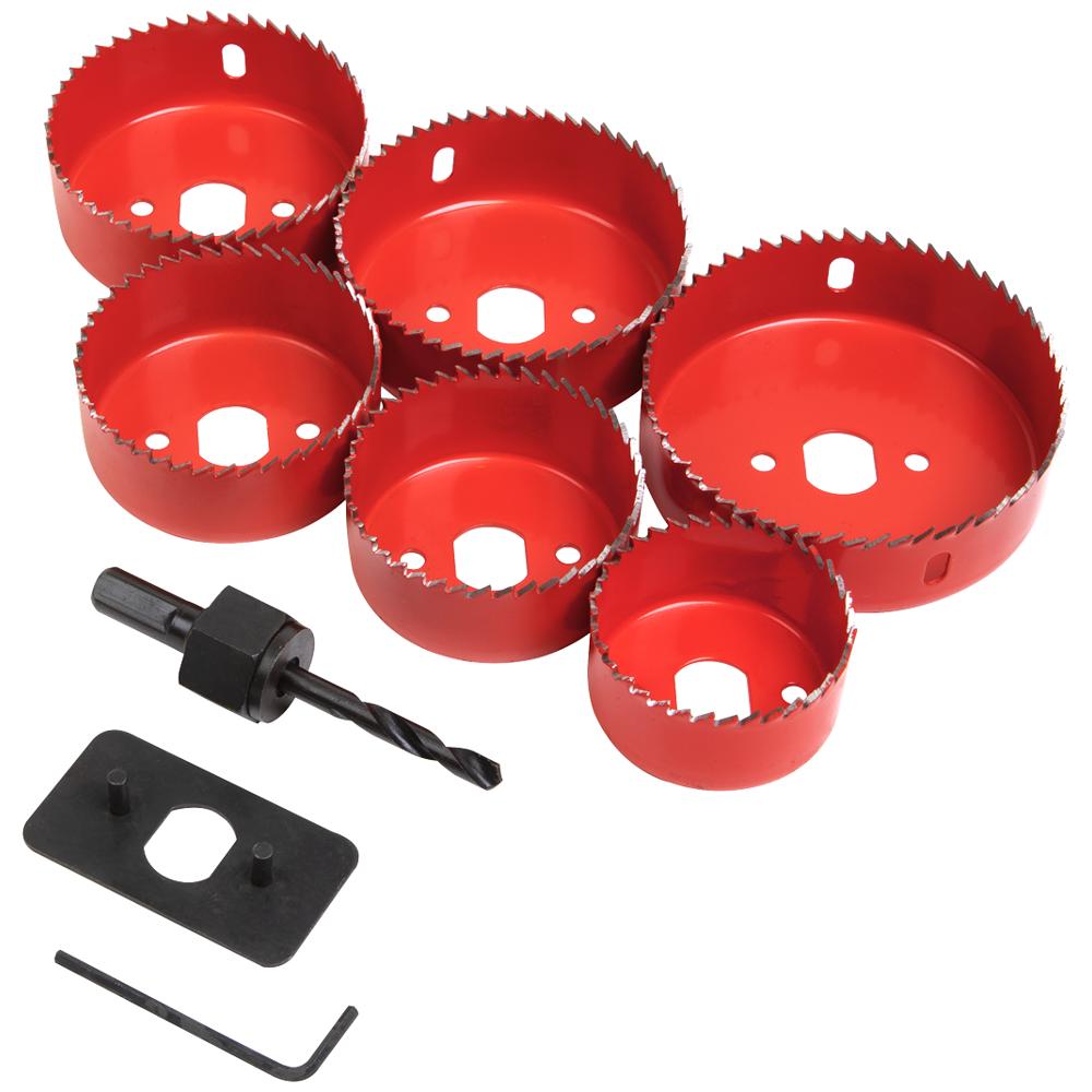 9 Piece Downlight Installation Hole Saw Kit