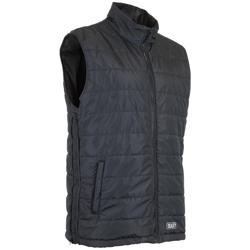 Sealey 5v Heated Bodywarmer No Powerbank Black One Size