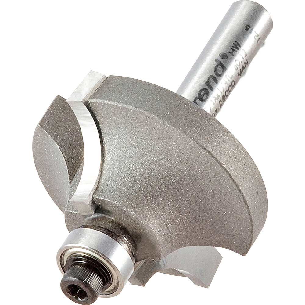 Image of Trend Ovolo Shoulder Profile Router Cutter 33.5mm 9mm 1/4"