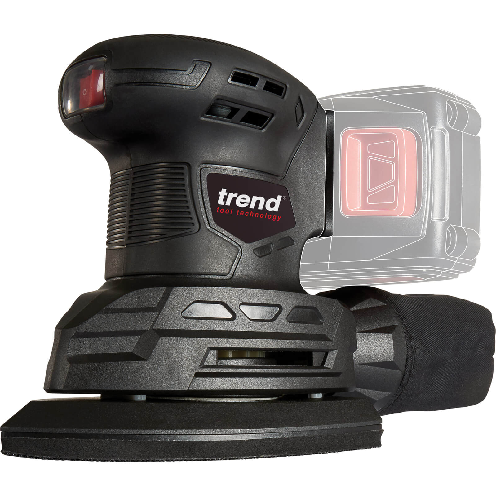 Image of Trend T18S/DSB 18v Cordless Detail Sander No Batteries No Charger No Case