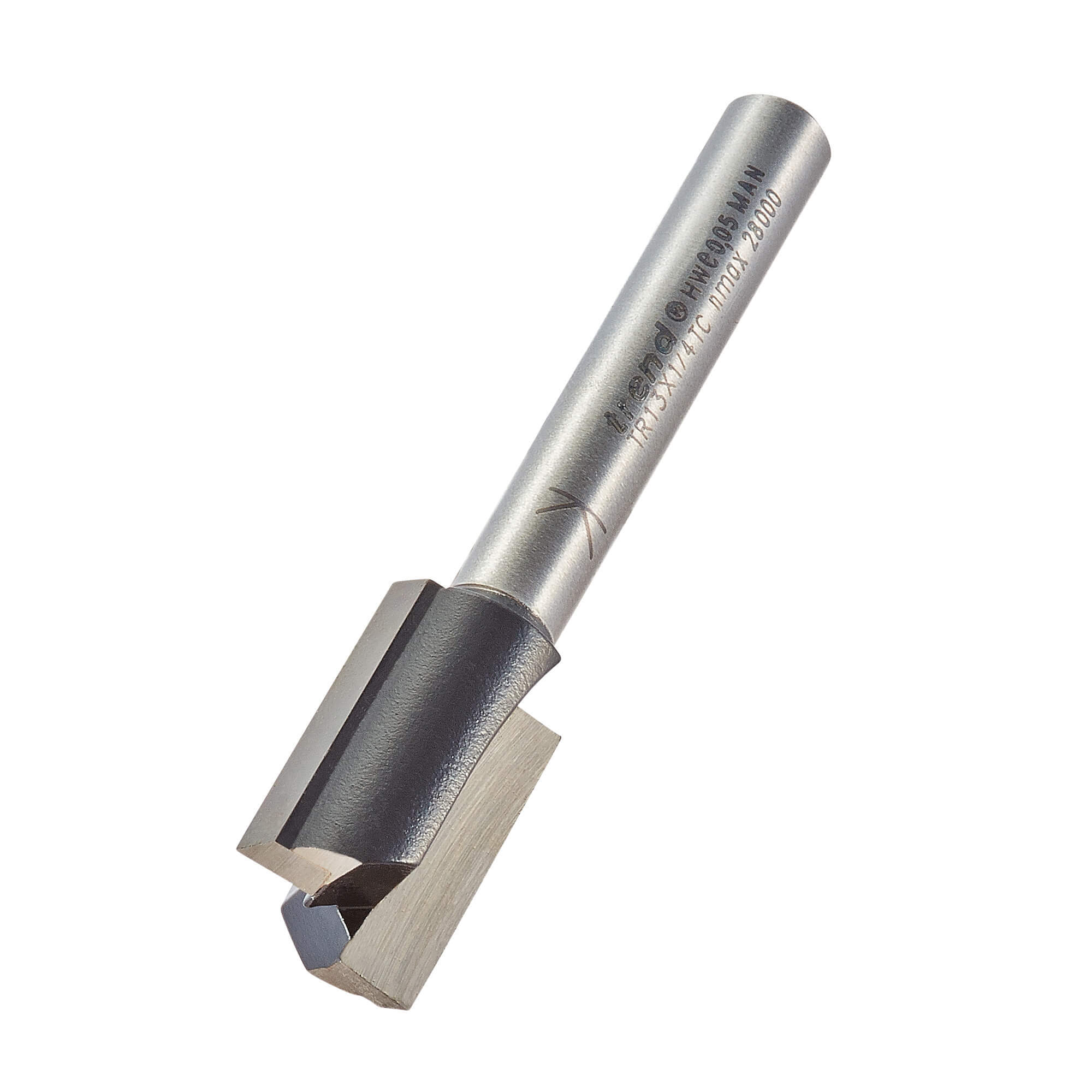 Image of Trend Two Flute PTFE Coated Non Stick Router Cutter 12.7mm 19mm 1/4"