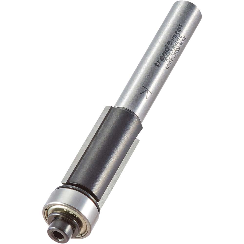 Trend TRADE Bearing Guided Trimmer Router Cutter 12.7mm 25.4mm 8mm