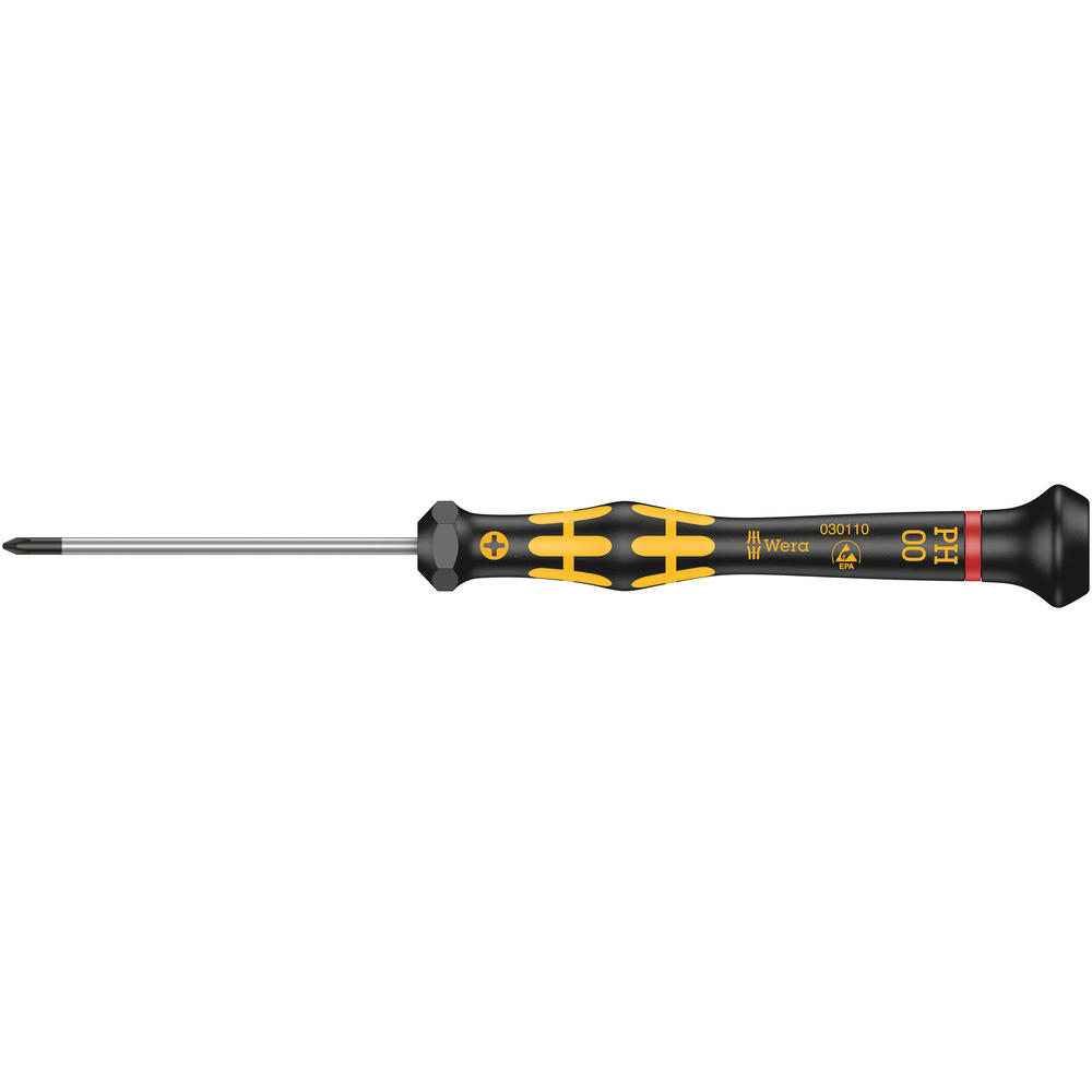 Wera Black Kraftform 1550 Phillips Micro Esd Screwdriver