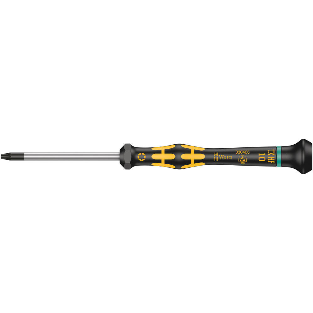 Wera Kraftform 1567 Torx Hf Micro Esd Screwdriver T10 60mm