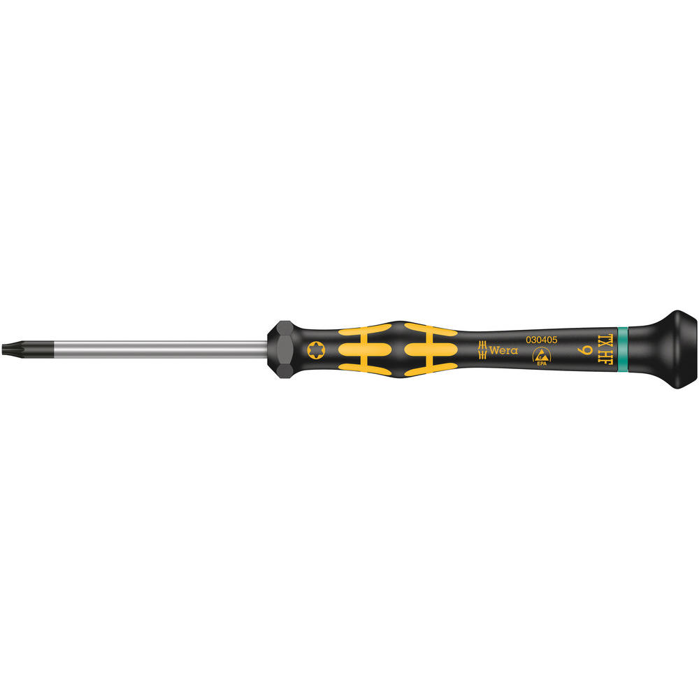 Wera Kraftform 1567 Torx Hf Micro Esd Screwdriver T9 60mm