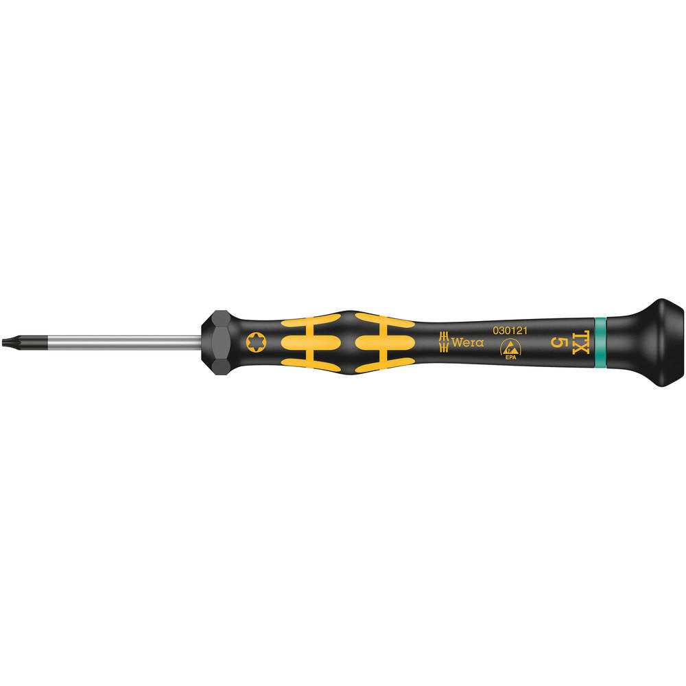 Wera Kraftform 1567 Torx Micro ESD Screwdriver T5 40mm