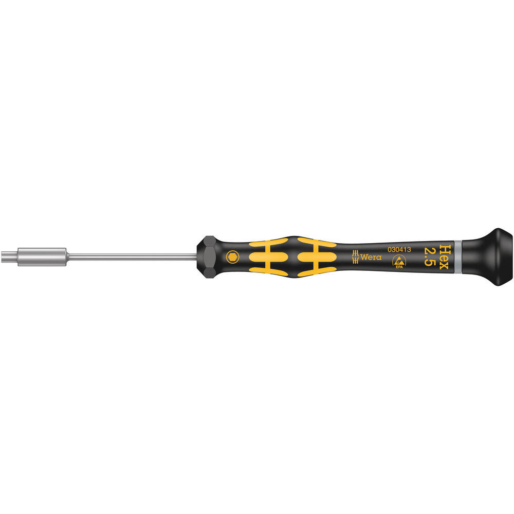 Wera 1569 ESD Nutspinner Screwdriver 2.5mm 60mm